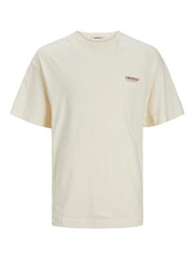 Jack & Jones Camiseta Estampado Cuello redondo -Buttercream - 12256254