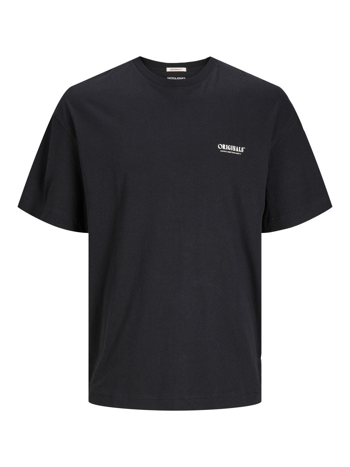 Jack & Jones Bedrukt Ronde hals T-shirt -Black - 12256254