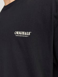 Jack & Jones Trykk O-hals T-skjorte -Black - 12256254