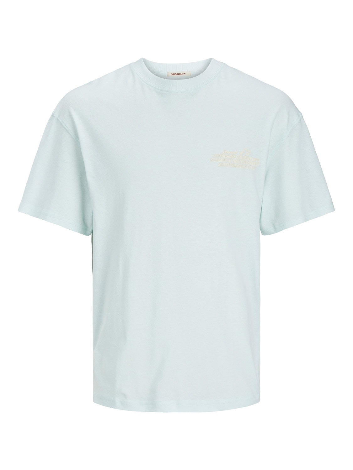 Jack & Jones Gedrukt Ronde hals T-shirt -Skylight - 12256289