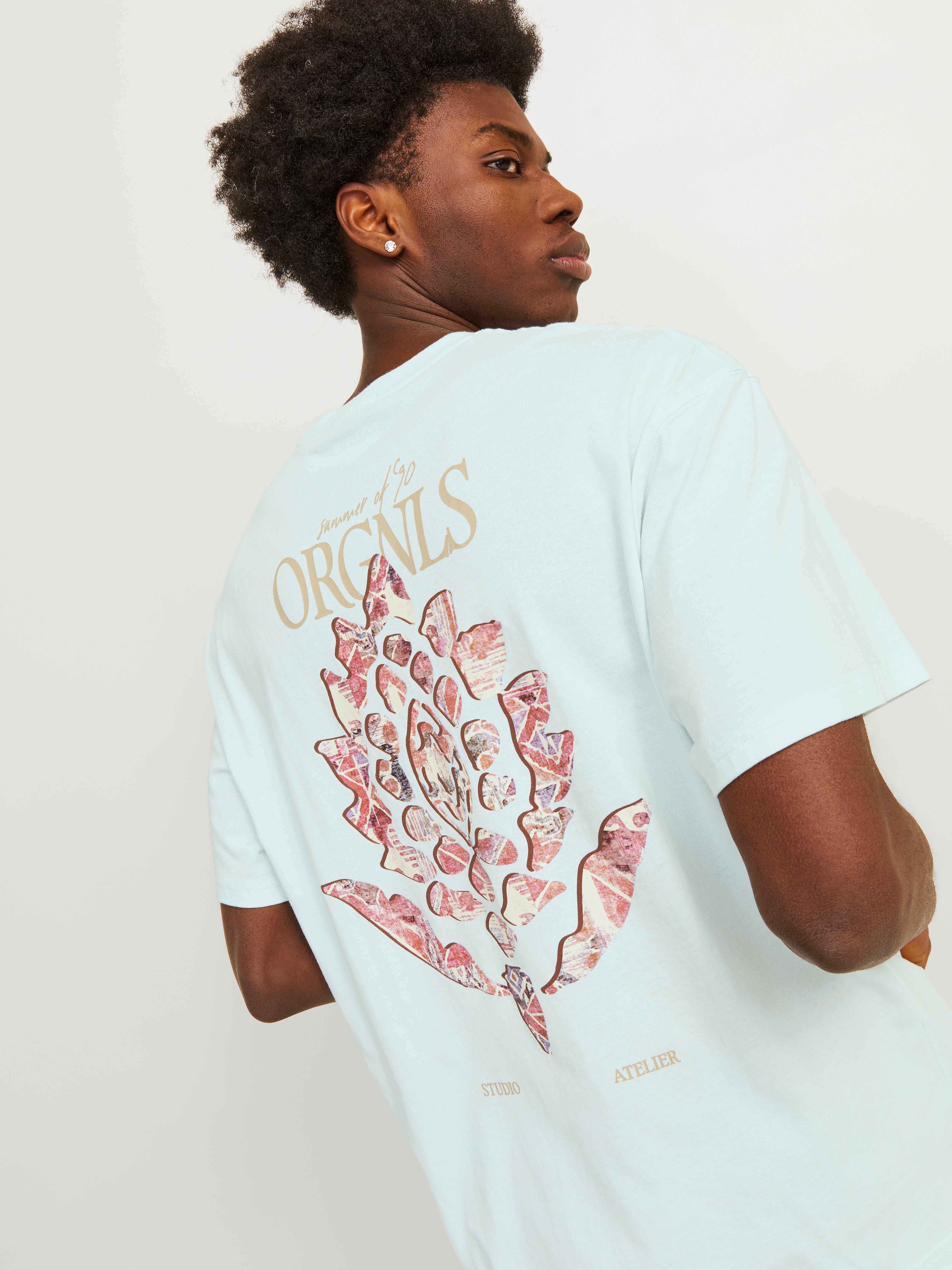 Jack & Jones Printed Crew neck T-shirt - 12256289