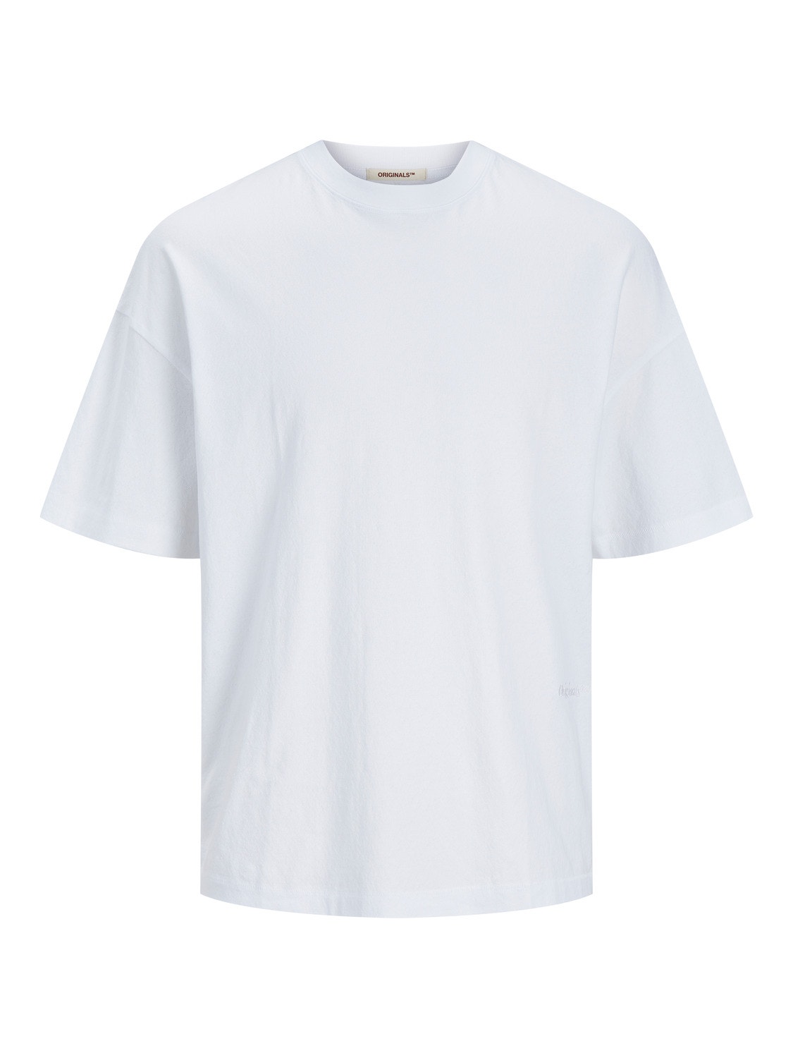 Jack & Jones Tryck Rundringning T-shirt -Bright White - 12256330