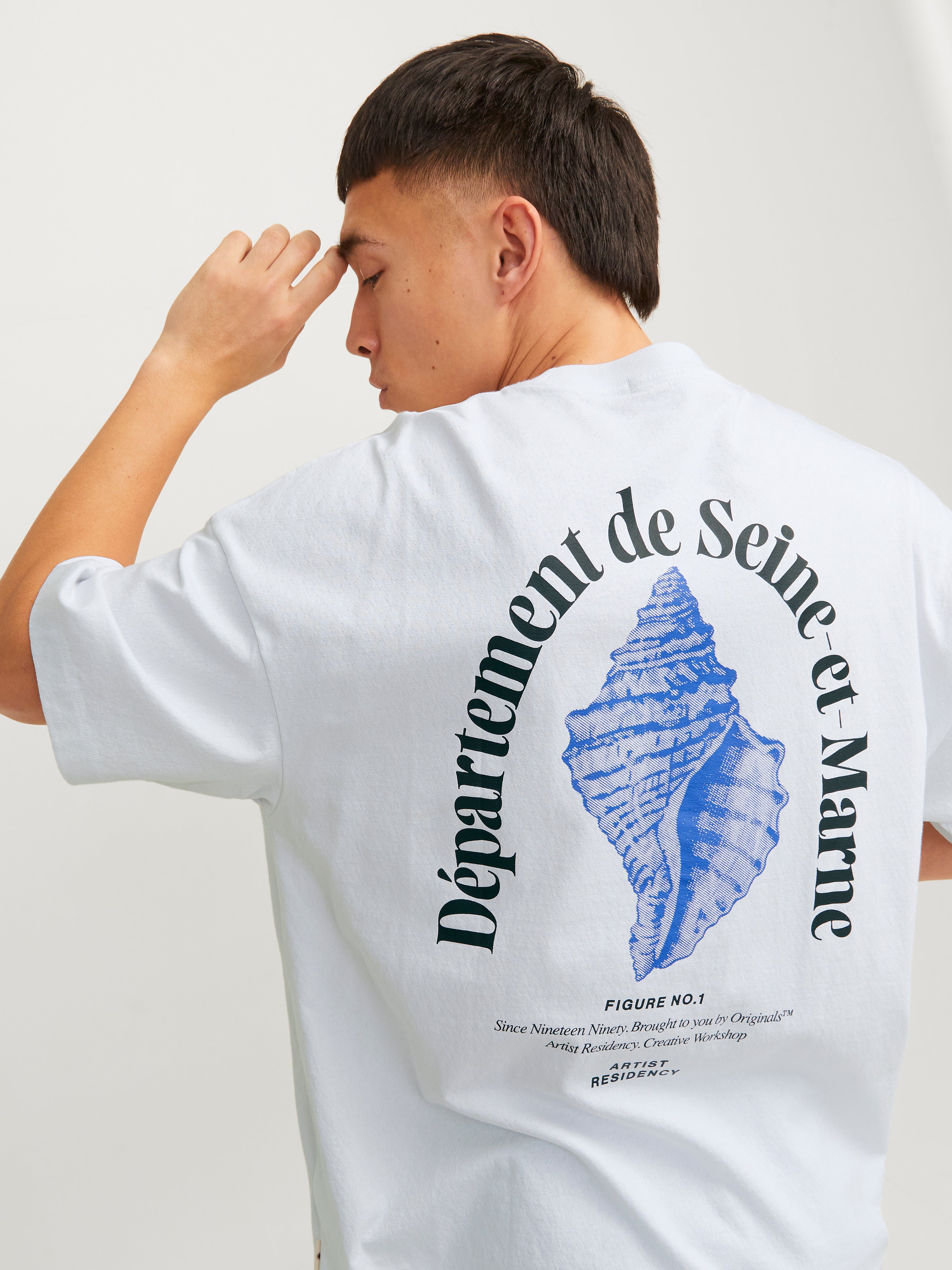 Jack & Jones Printed Crew neck T-shirt - 12256330