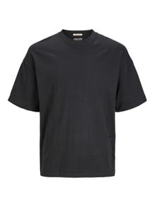 Jack & Jones Printed Crew Neck T-shirt -Black - 12256330