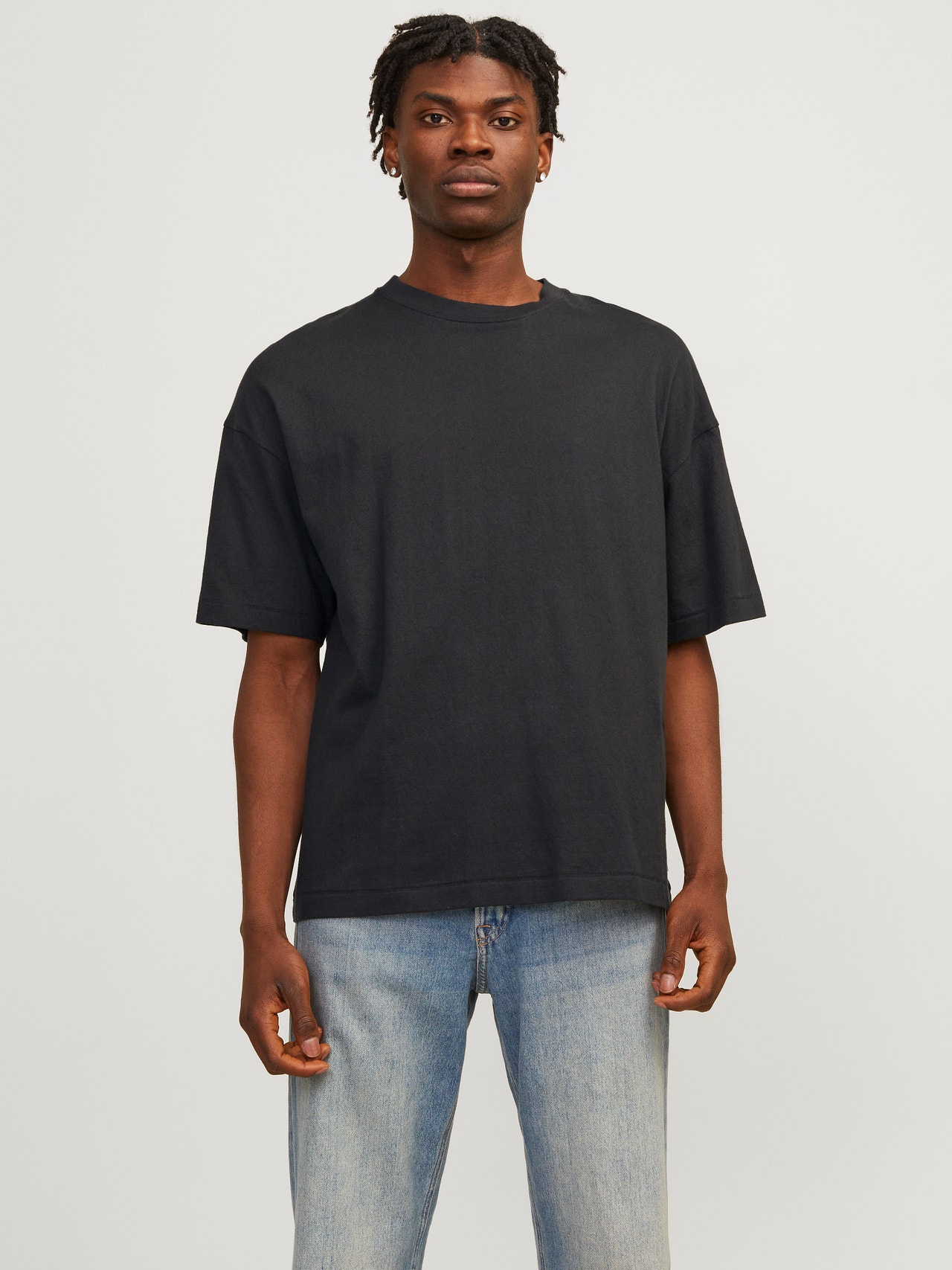 Jack & Jones Gedruckt Rundhals T-shirt -Black - 12256330