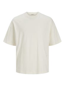 Jack & Jones Bedrukt Ronde hals T-shirt -Buttercream - 12256330