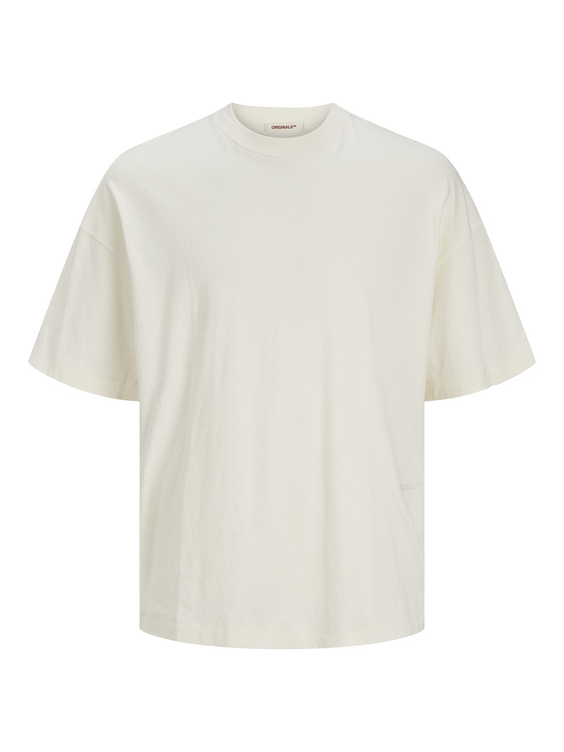 Jack & Jones Printet Crew neck T-shirt -Buttercream - 12256330