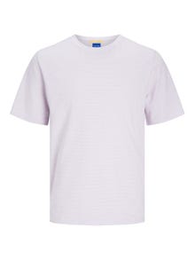 Jack & Jones T-shirt Uni Col rond -Lavender Frost - 12256339
