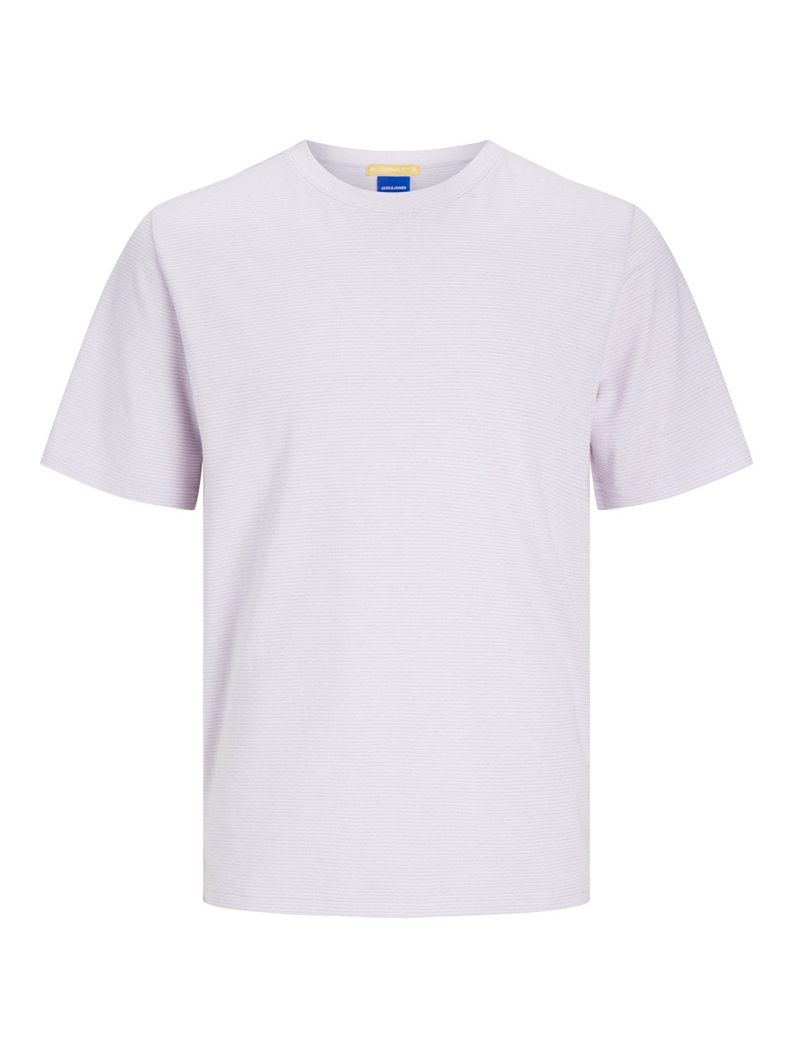 Jack & Jones Ühevärviline Ümmargune kaelus T-särk -Lavender Frost - 12256339