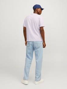 Jack & Jones Sima Környak Trikó -Lavender Frost - 12256339