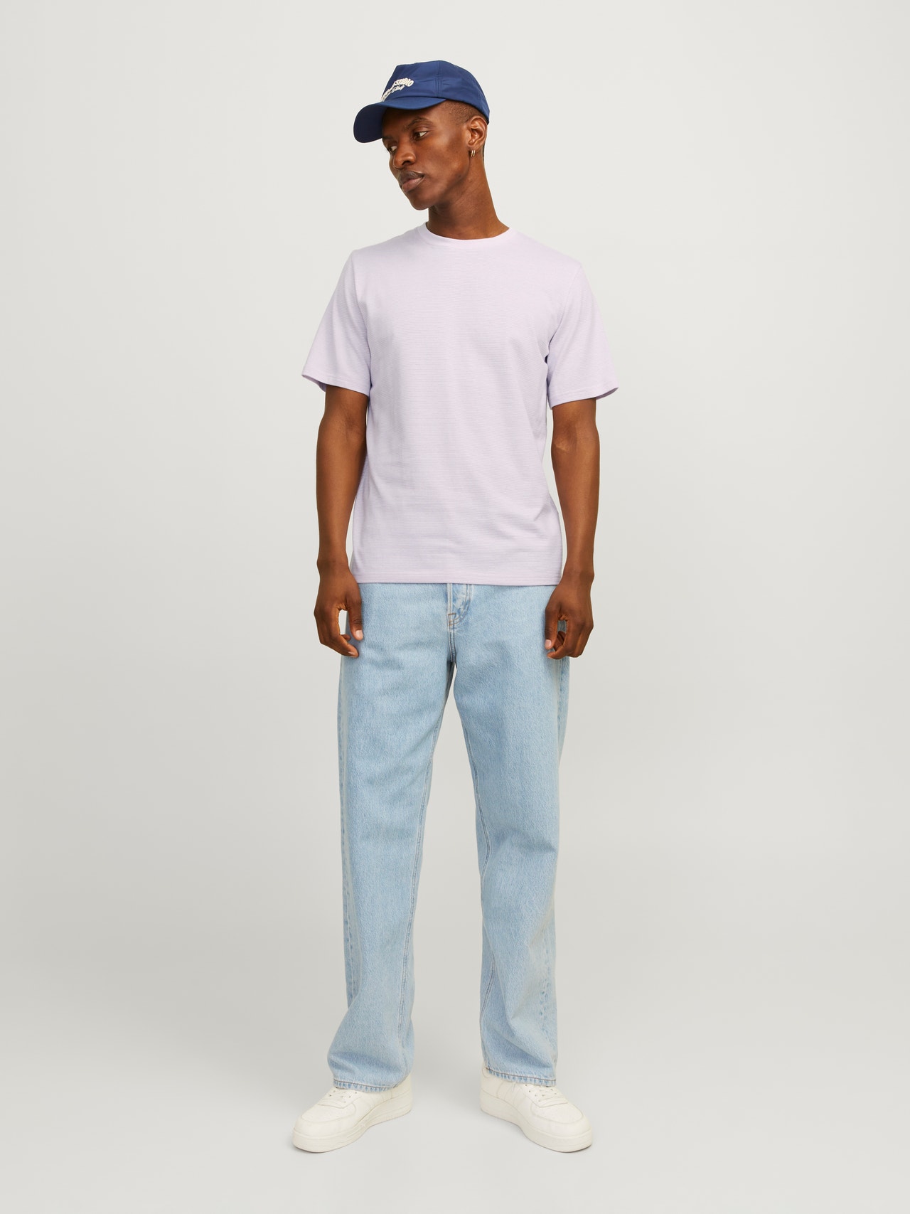 Jack & Jones Effen Ronde hals T-shirt -Lavender Frost - 12256339