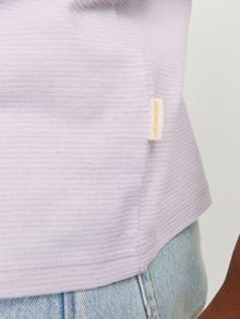 Jack & Jones Camiseta Liso Cuello redondo -Lavender Frost - 12256339