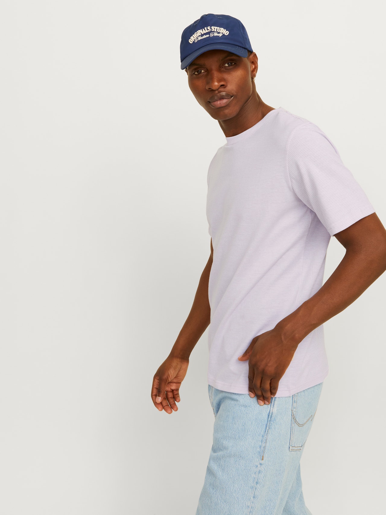 Jack & Jones Camiseta Liso Cuello redondo -Lavender Frost - 12256339