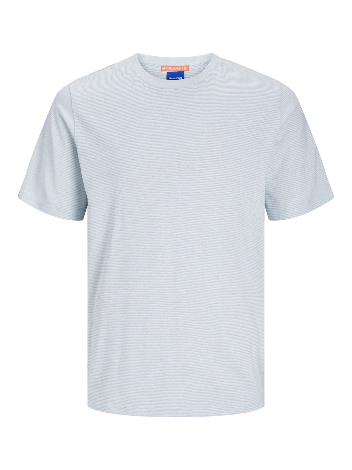 Jack & Jones Ensfarvet Crew neck T-shirt -Gray Mist - 12256339
