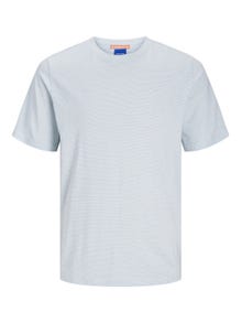 Jack & Jones Plain Crew neck T-shirt -Gray Mist - 12256339