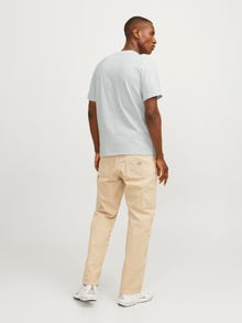 Jack & Jones Sima Környak Trikó -Gray Mist - 12256339