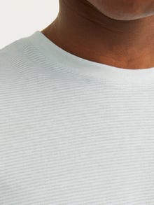 Jack & Jones Plain Crew neck T-shirt -Gray Mist - 12256339