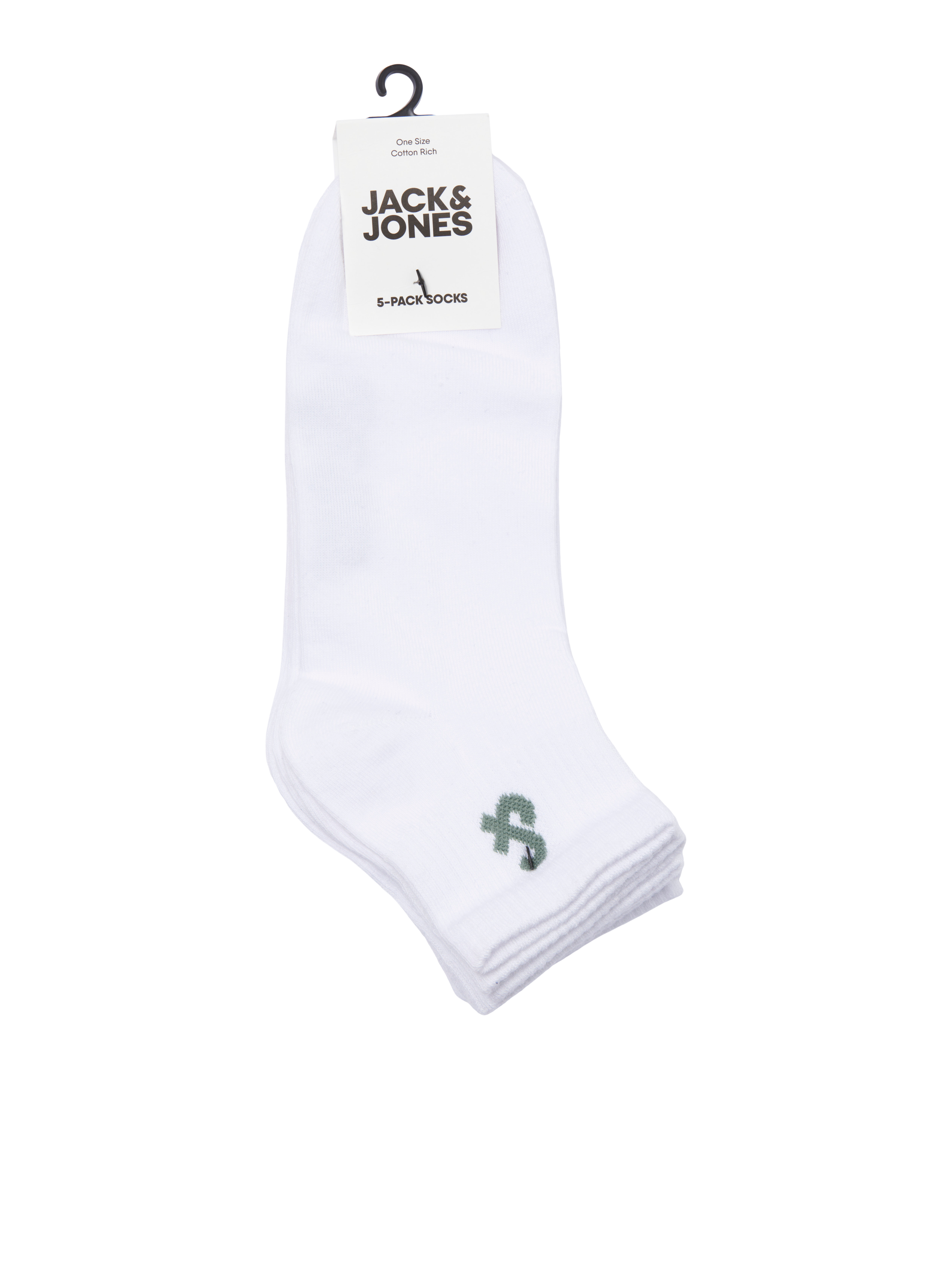 Jack & Jones 5-pack Socks -White - 12256344