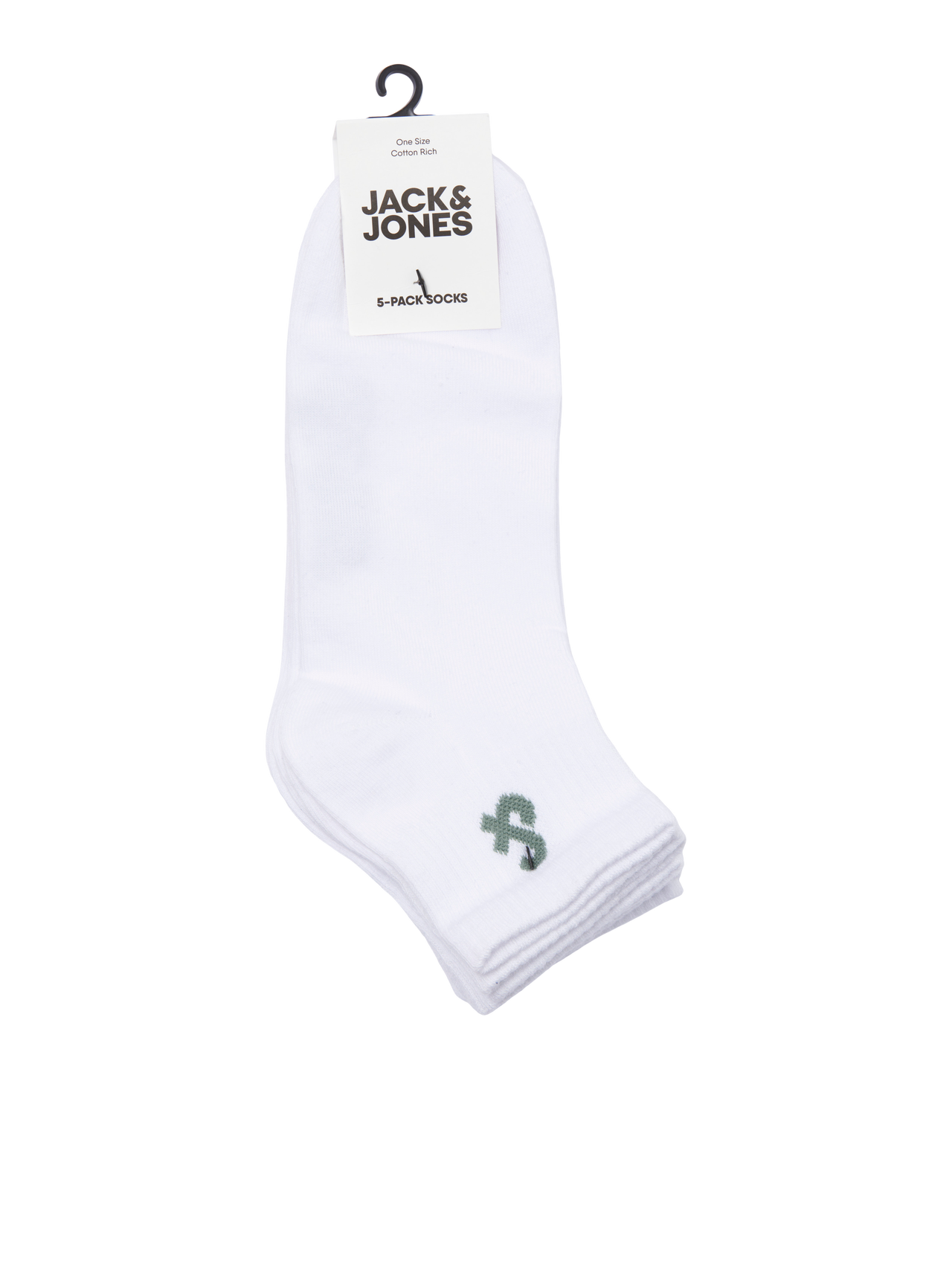 Jack & Jones 5-pack Socks -White - 12256344