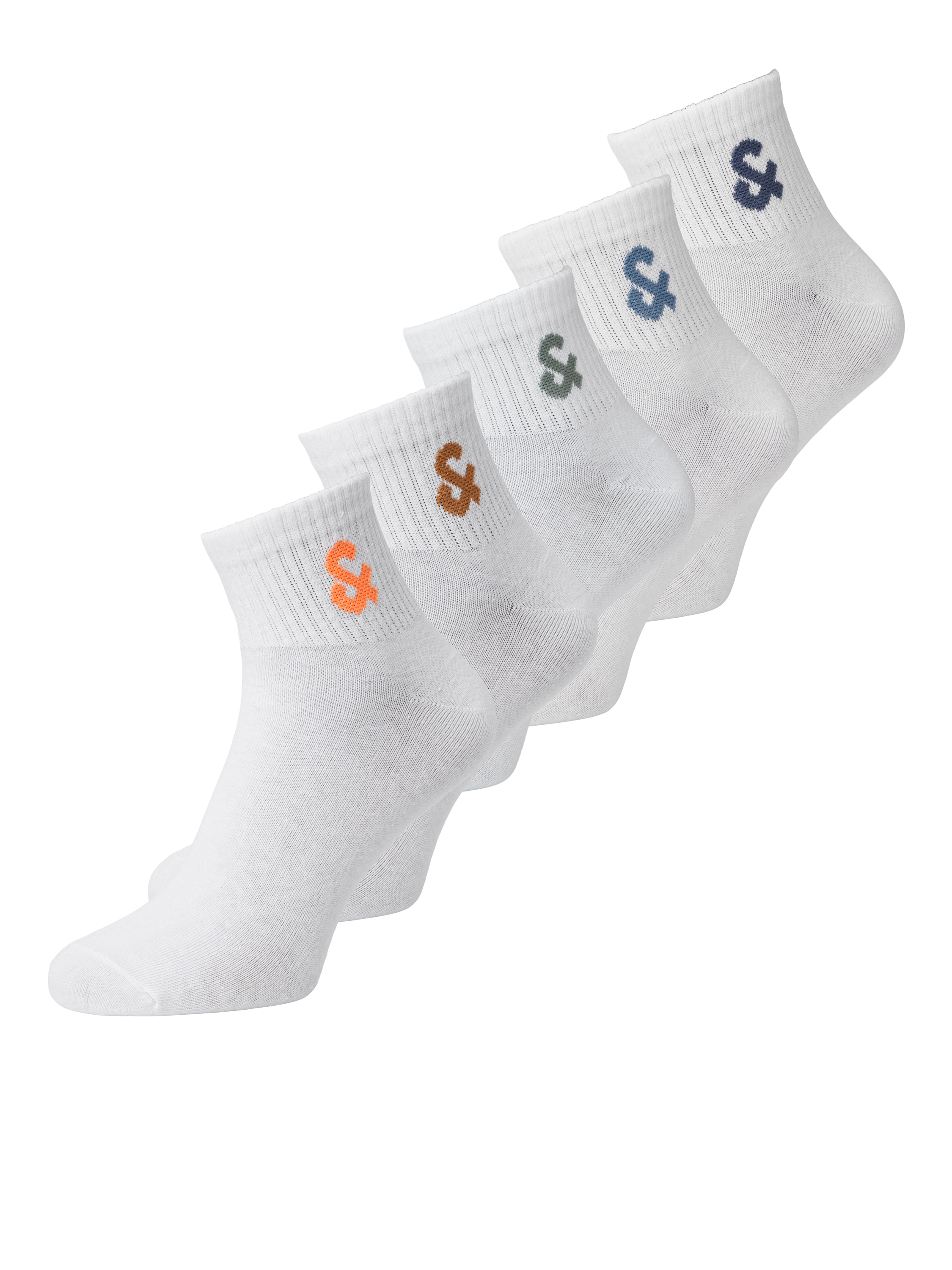 Jack & Jones 5-pack Socks -White - 12256344