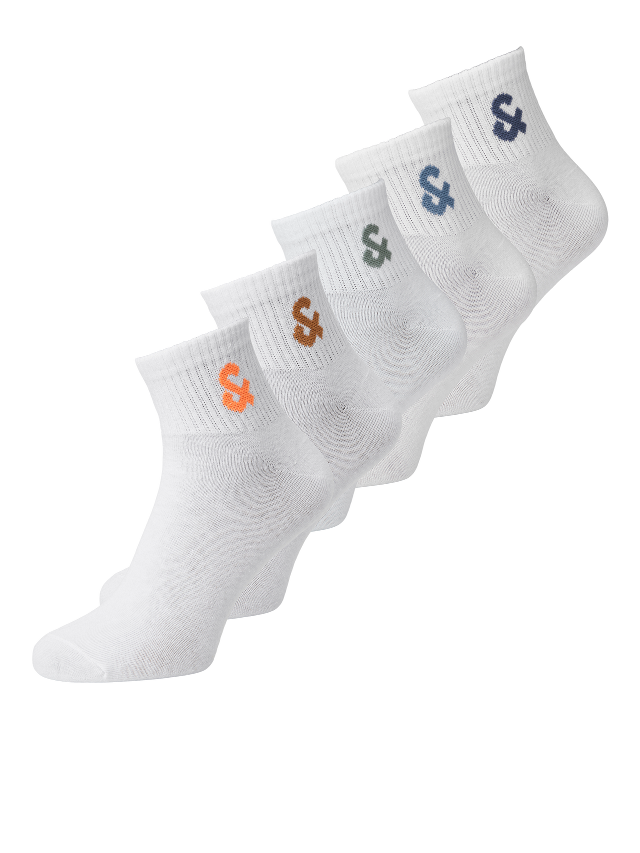 Jack & Jones 5-pack Socks -White - 12256344