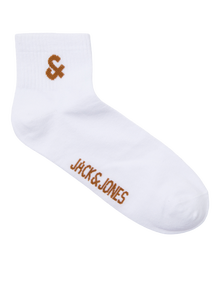 Jack & Jones 5-pakning Sokker -White - 12256344