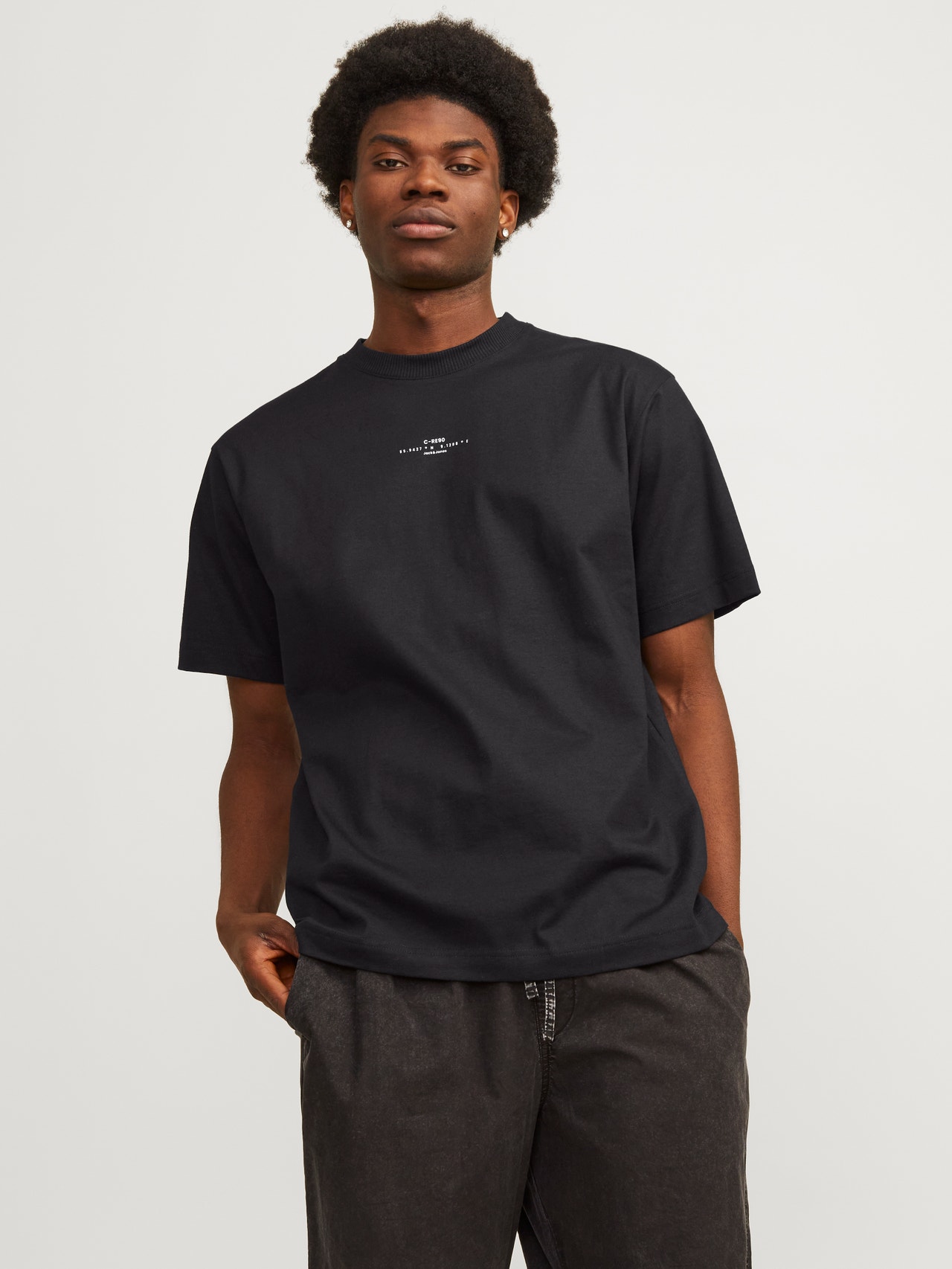 Jack & Jones Καλοκαιρινό μπλουζάκι -Black - 12256364