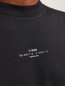 Jack & Jones Printet Crew neck T-shirt -Black - 12256364