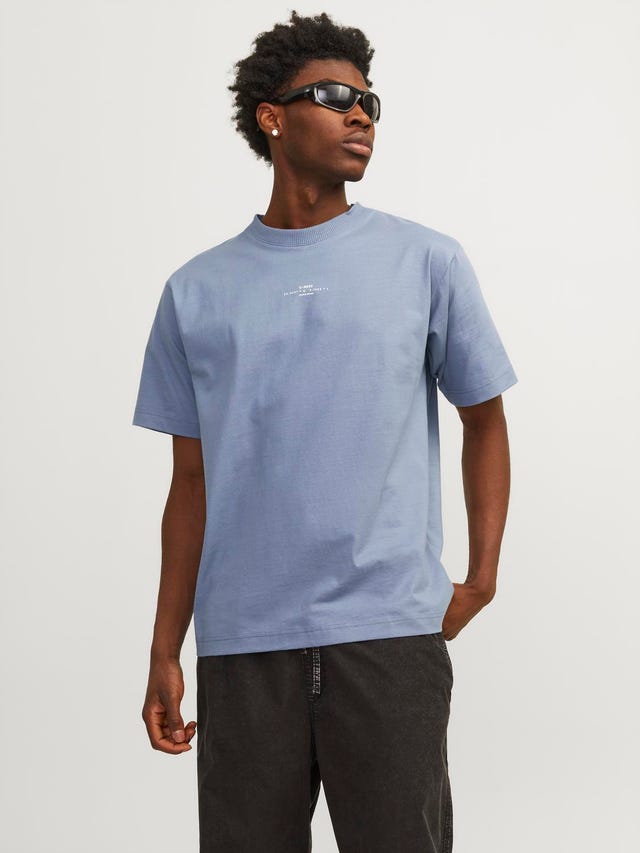 Jack & Jones Nyomott mintás Környak Trikó - 12256364