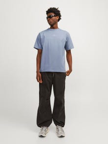 Jack & Jones Nyomott mintás Környak Trikó -Flint Stone - 12256364