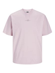 Jack & Jones Spausdintas raštas Apskritas kaklas Marškinėliai -Winsome Orchid - 12256364