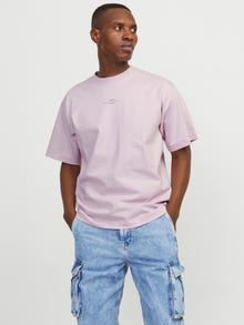 Jack & Jones Nyomott mintás Környak Trikó -Winsome Orchid - 12256364