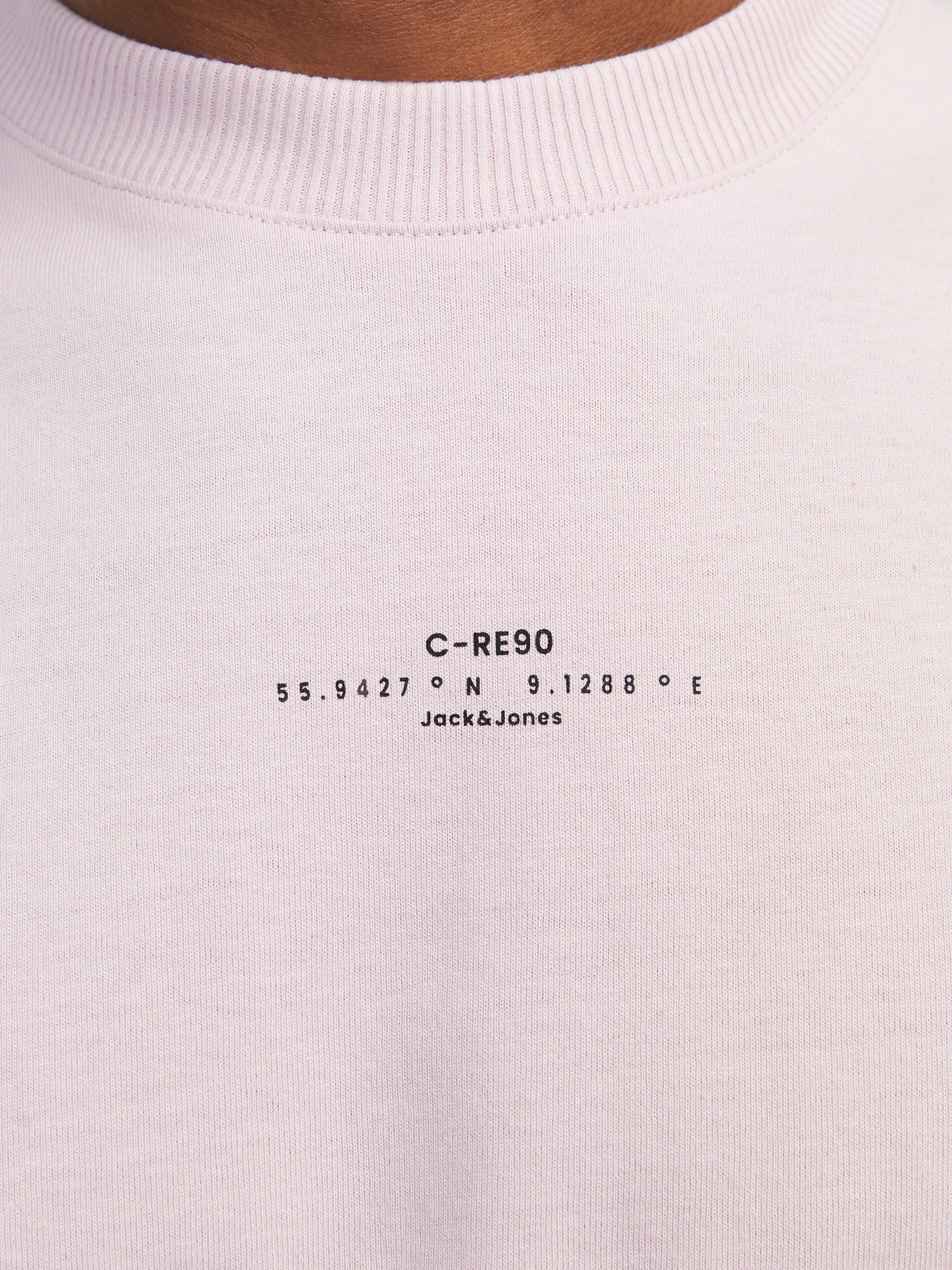 Jack & Jones Printet Crew neck T-shirt -Winsome Orchid - 12256364