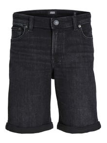 Jack & Jones Relaxed Fit Denim shorts For boys -Black Denim - 12256369