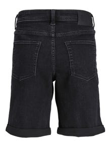 Jack & Jones Relaxed Fit Jeans Shorts Für jungs -Black Denim - 12256369