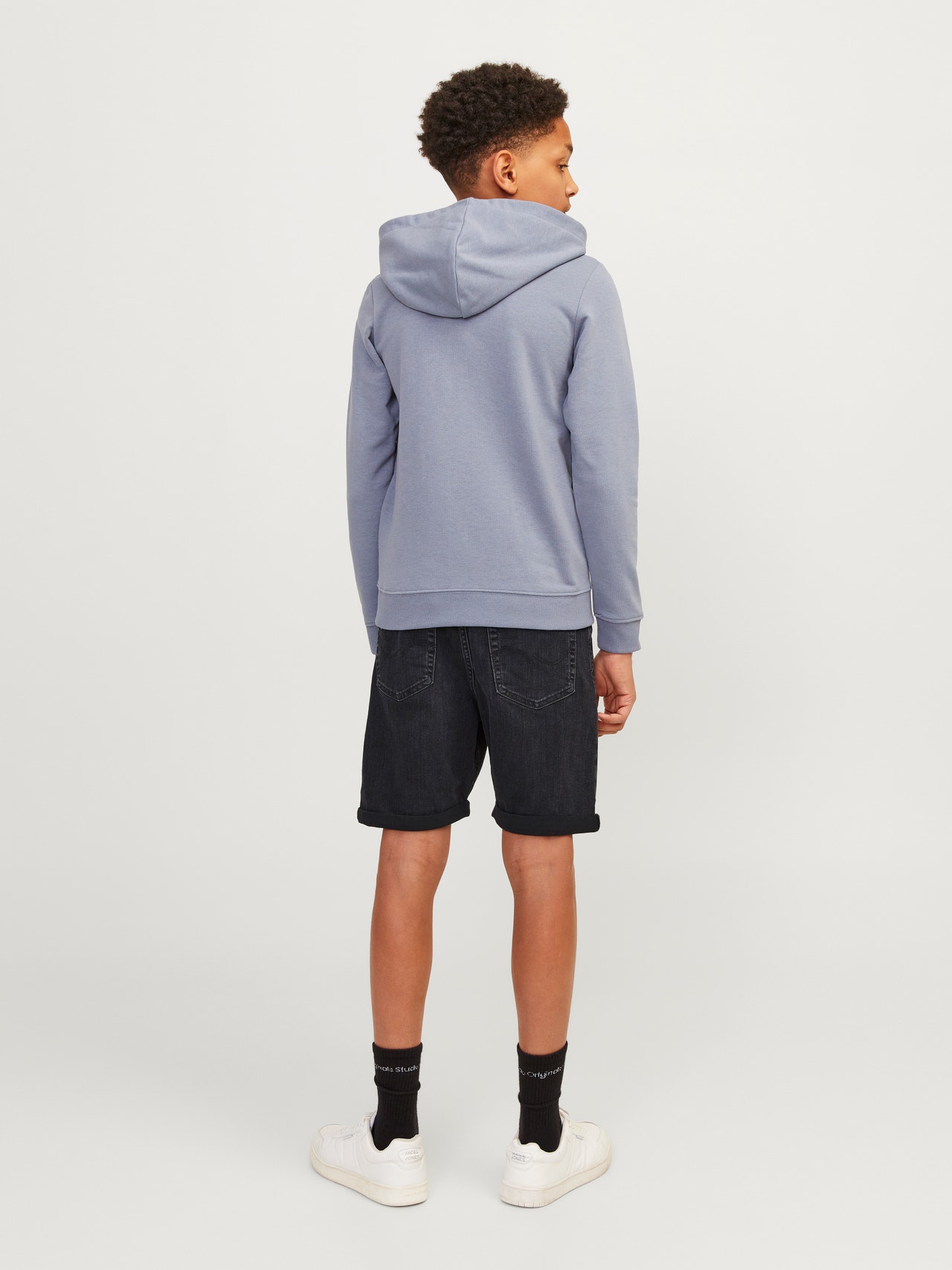 Jack & Jones Relaxed Fit Džinsiniai šortai For boys -Black Denim - 12256369