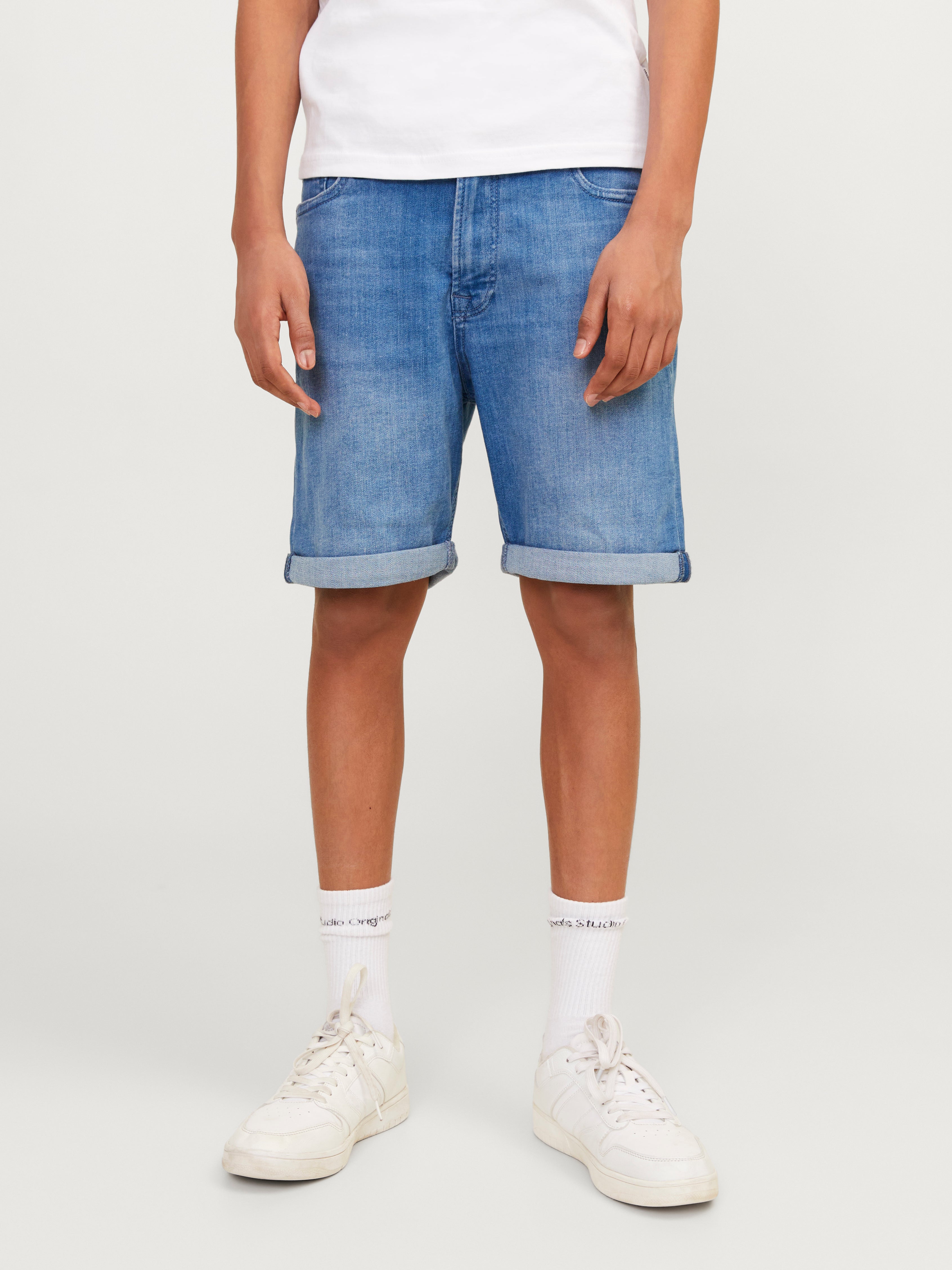 Jack & Jones Relaxed Fit Denimshorts Til drenge - 12256369