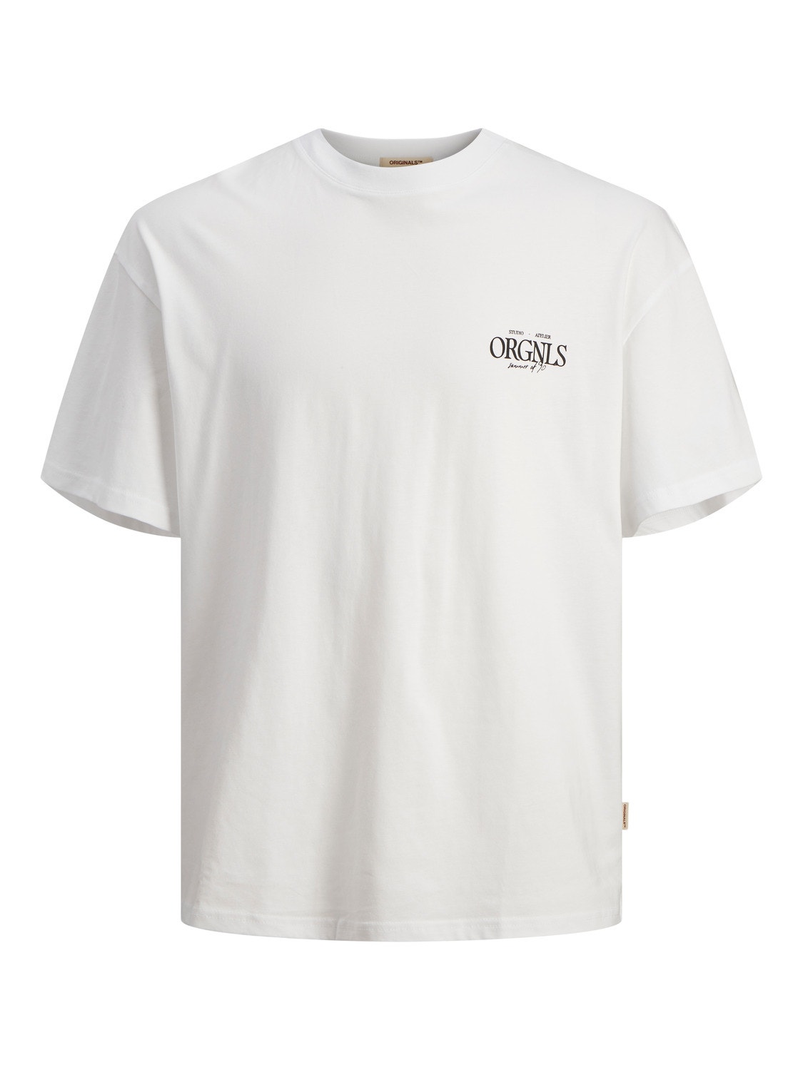 Jack & Jones Printed Crew neck T-shirt -Bright White - 12256385
