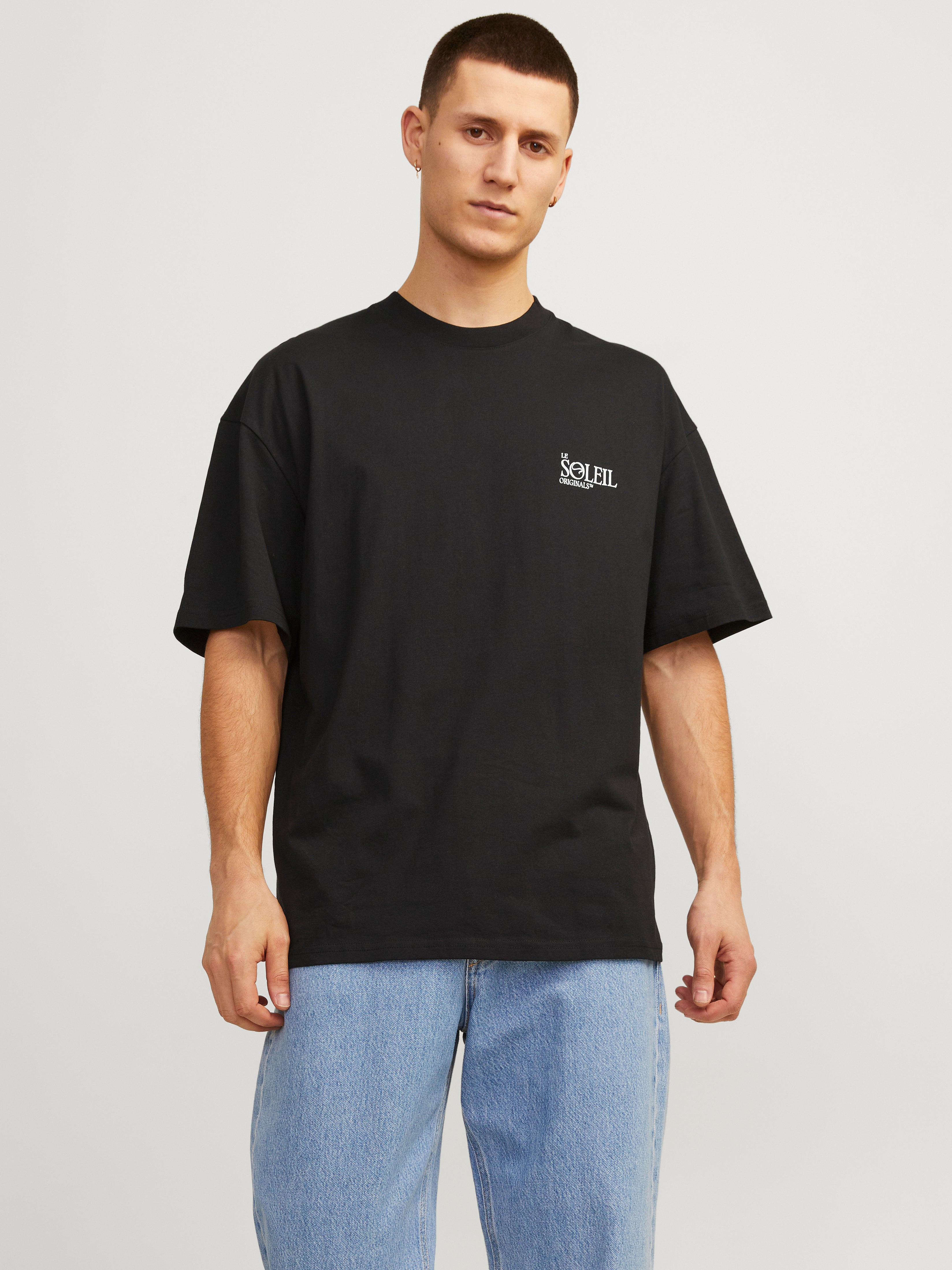 Jack & Jones Printed Crew neck T-shirt - 12256385