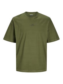 Jack & Jones Printed Crew neck T-shirt -Cypress - 12256398