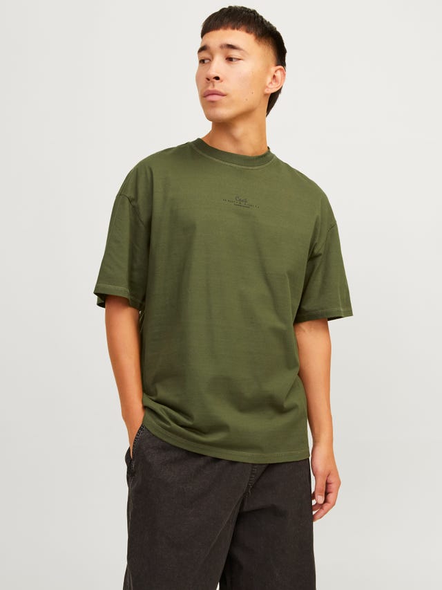 Jack & Jones Printed Crew neck T-shirt - 12256398