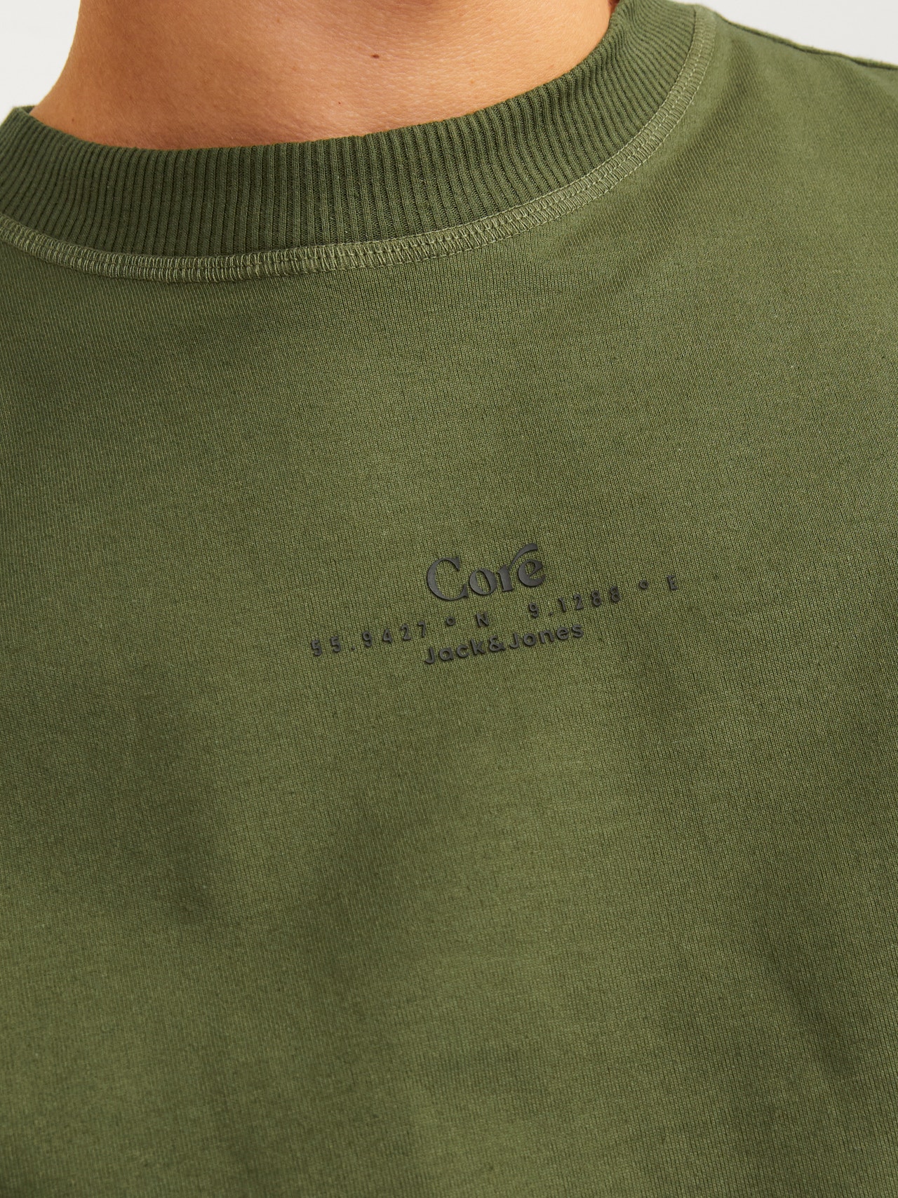 Jack & Jones Trykk O-hals T-skjorte -Cypress - 12256398
