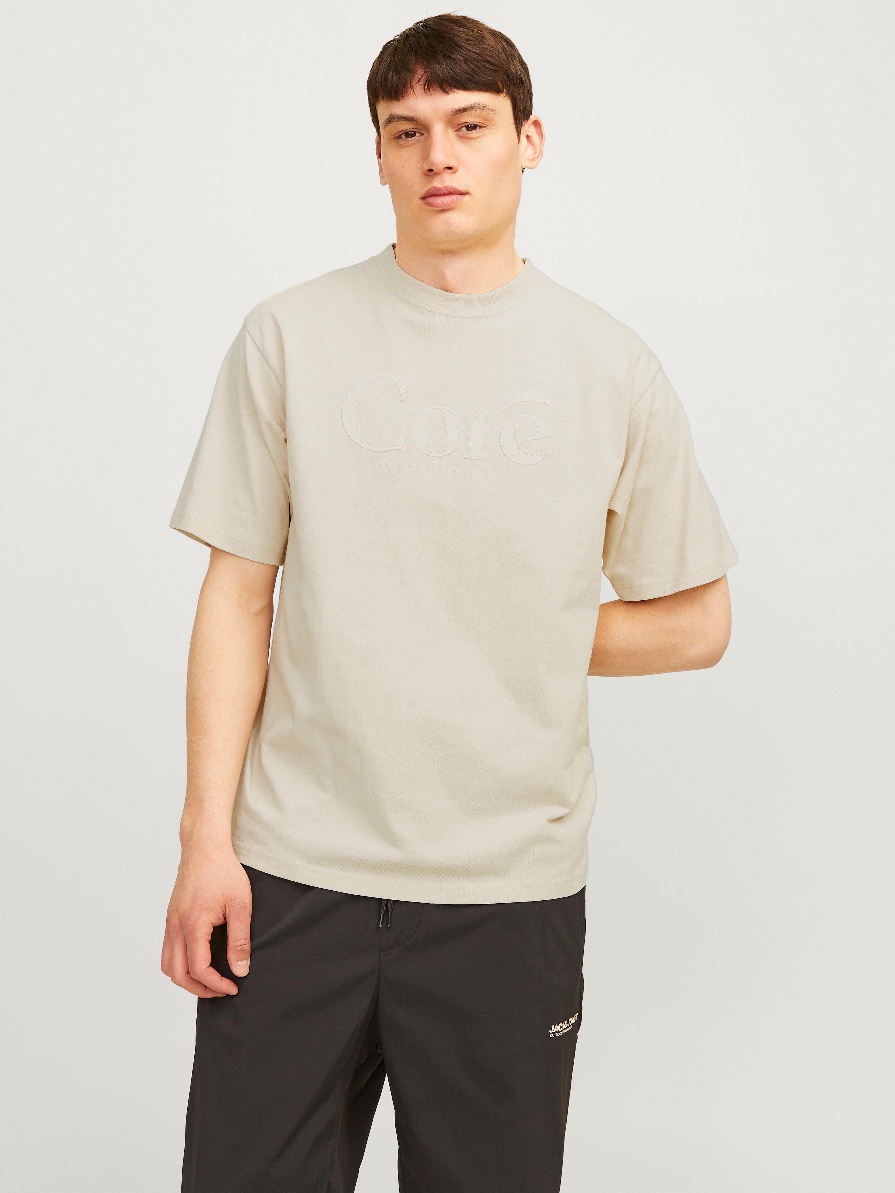 Jack & Jones Painettu Pyöreä pääntie T-paita - 12256401