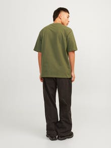 Jack & Jones Potištěný Kruhový výstřih Tričko -Cypress - 12256401