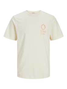 Jack & Jones Camiseta Estampado -Buttercream - 12256406