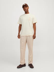 Jack & Jones Camiseta Estampado -Buttercream - 12256406