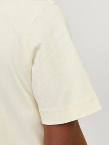 Jack & Jones Camiseta Estampado Cuello redondo -Buttercream - 12256406