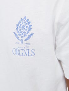 Jack & Jones Nadruk Okrągły dekolt T-shirt -Bright White - 12256406