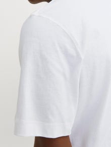 Jack & Jones Gedrukt Ronde hals T-shirt -Bright White - 12256406