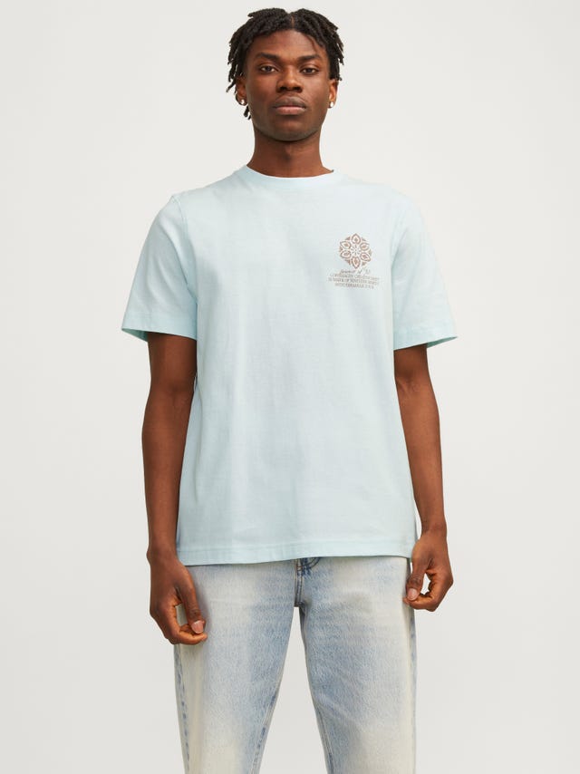 Jack & Jones Nyomott mintás Környak Trikó - 12256406